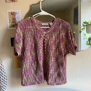 Spring knit top/cardigan